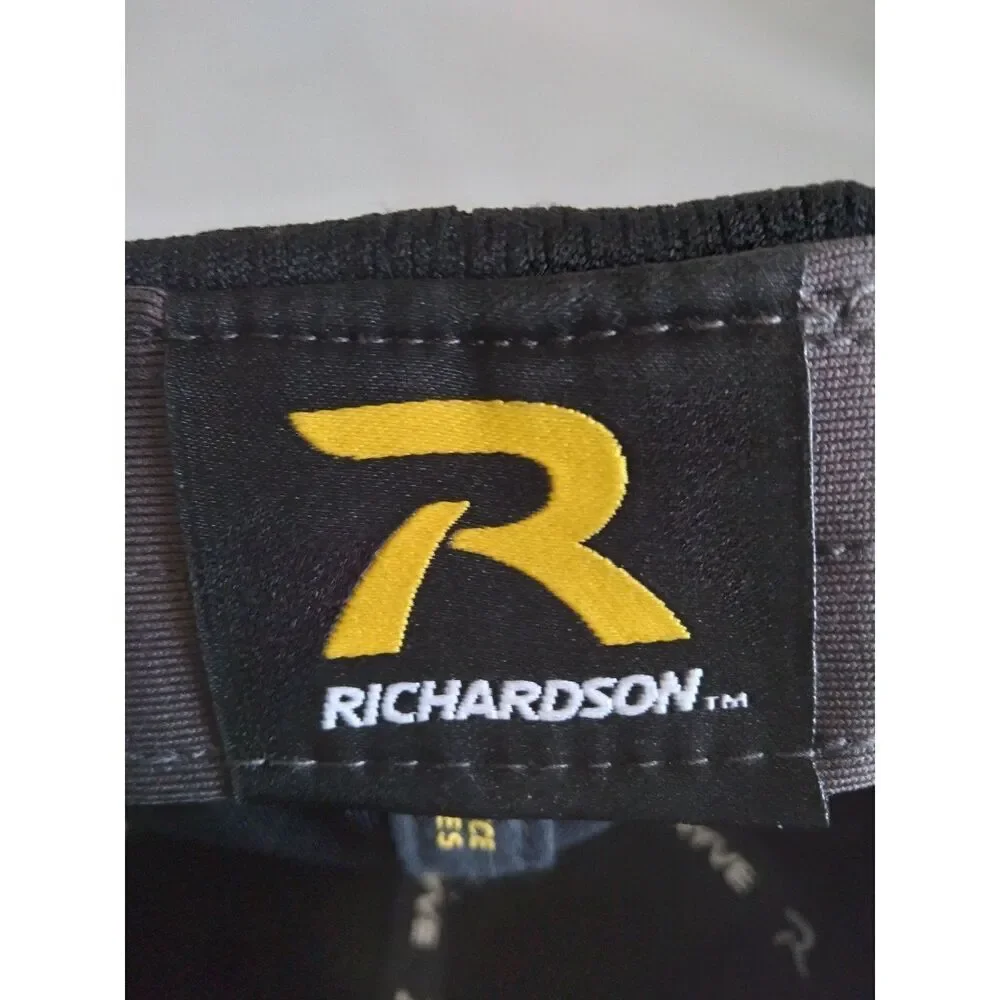 Richardson Red Black Dryve PTS 40 Marist Redhawk Embroidered Flex Fit Hat L XL